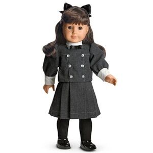 Samantha Parkington’s School/Buster Brown Dress with ribbon (American Girl)